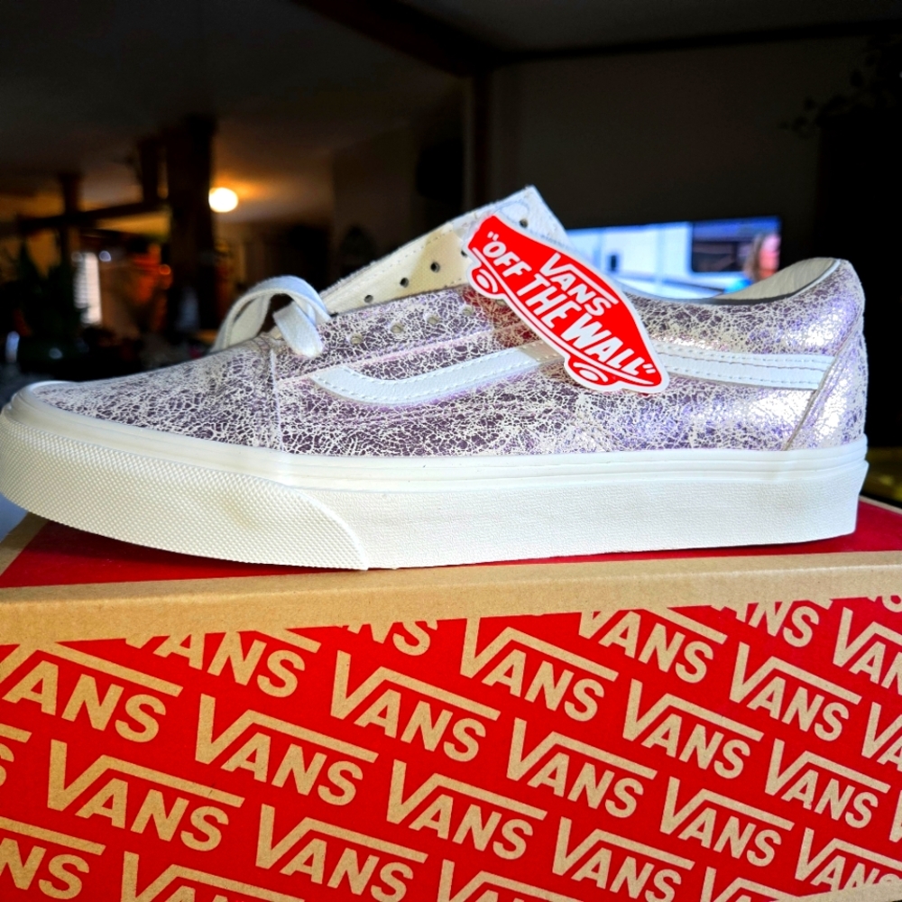 Vans Tennis Shoes ( Pale Pink Crackle) Brand New w/tags Size 8.5